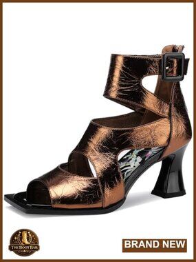 Womens Peep Toe Chunky Heel Gladiator Sandals Strappy Buckle 3 Inch
